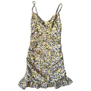 Storia Floral Ruffled Mini Dress